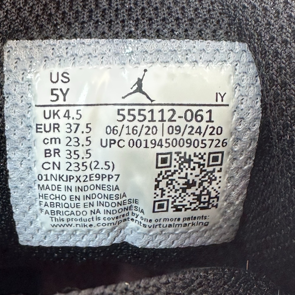 Air Jordan 1 Mid GS 5Y Black White Arctic Punch Pink 555112-061 Sneakers - Picture 9 of 16